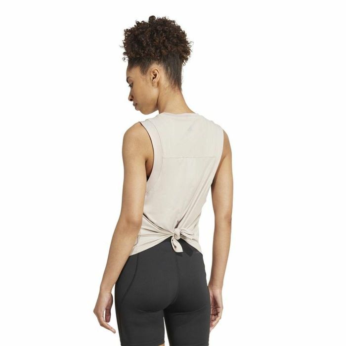 Camiseta de Tirantes Mujer Adidas Studio Beige 2