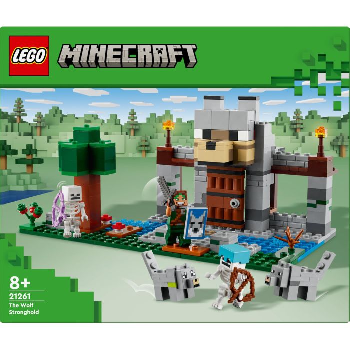 LEGO 21261 Minecraft La Fortaleza-Lobo Juego de Construcción Multicolor 312 Piezas para Niños a partir de 8 Años 9