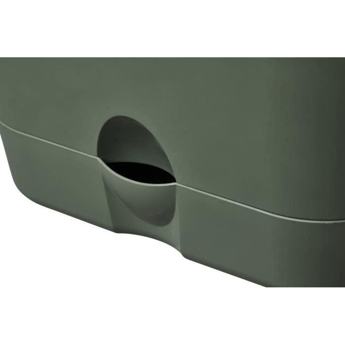 Pot de flores cuadradas básicas verdes - plástico - tanque - Ø20 - verde hoja 4 Pot de flores cuadradas básicas verdes - plástico - tanque - Ø20 - verde hoja 4