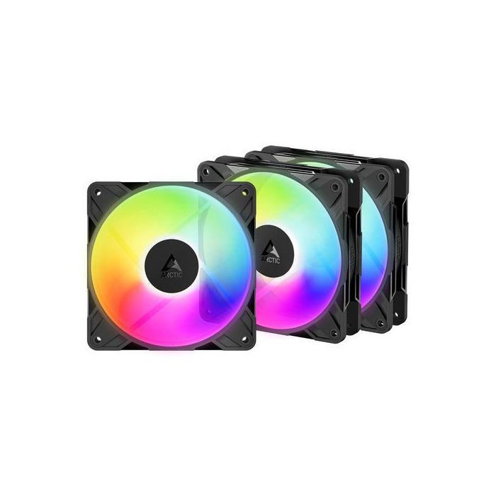 VENTILADOR 12CM ARCTIC P12 PRO RESERVE A-RGB PACK 3 UNIDADES