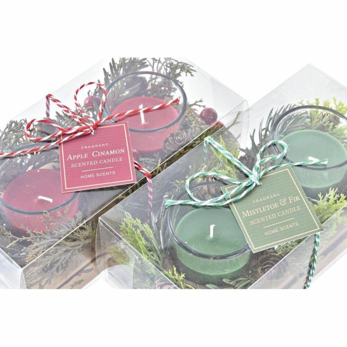 Vela Navidad Tradicional DKD Home Decor Verde Rojo 5.5 x 6 x 5.5 cm Set de 2 (2 Unidades) 1 Vela Navidad Tradicional DKD Home Decor Verde Rojo 5.5 x 6 x 5.5 cm Set de 2 (2 Unidades) 1