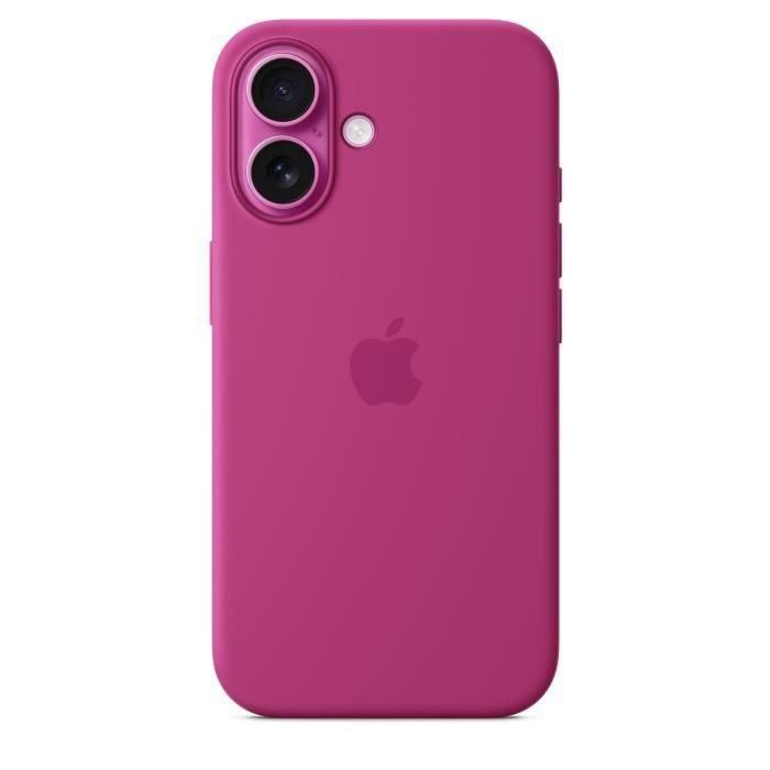 APPLE iPhone 16 - Funda de silicona con MagSafe - Fucsia 2