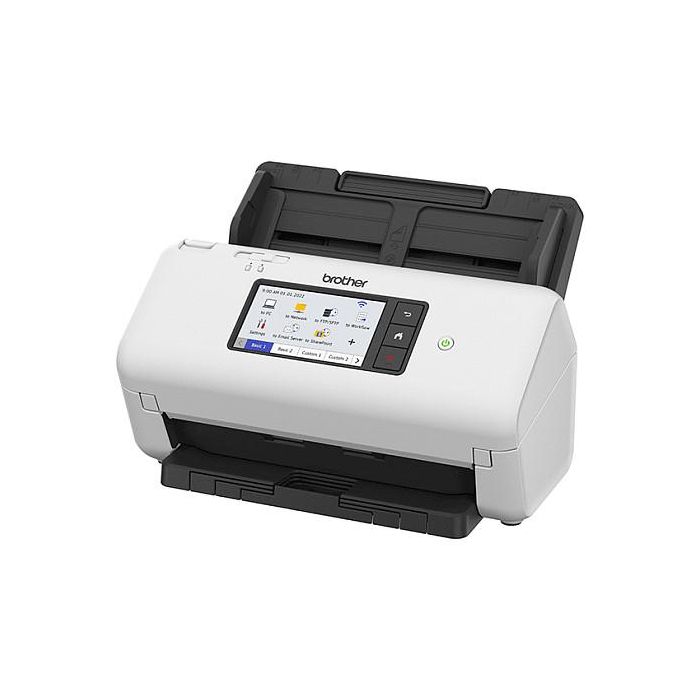 BROTHER Escaner profesional ADS4700W alta velocidad con escaneado a doble cara automatico, tarjeta de red. 2