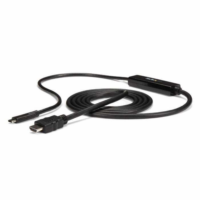 Cable USB-C a HDMI Startech CDP2HDMM2MB Negro 2 m 4K Ultra HD Cable USB-C a HDMI Startech CDP2HDMM2MB Negro 2 m 4K Ultra HD