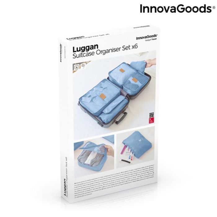 Set de Bolsas Organizadoras para Maletas Luggan InnovaGoods (Reacondicionado A+) 1