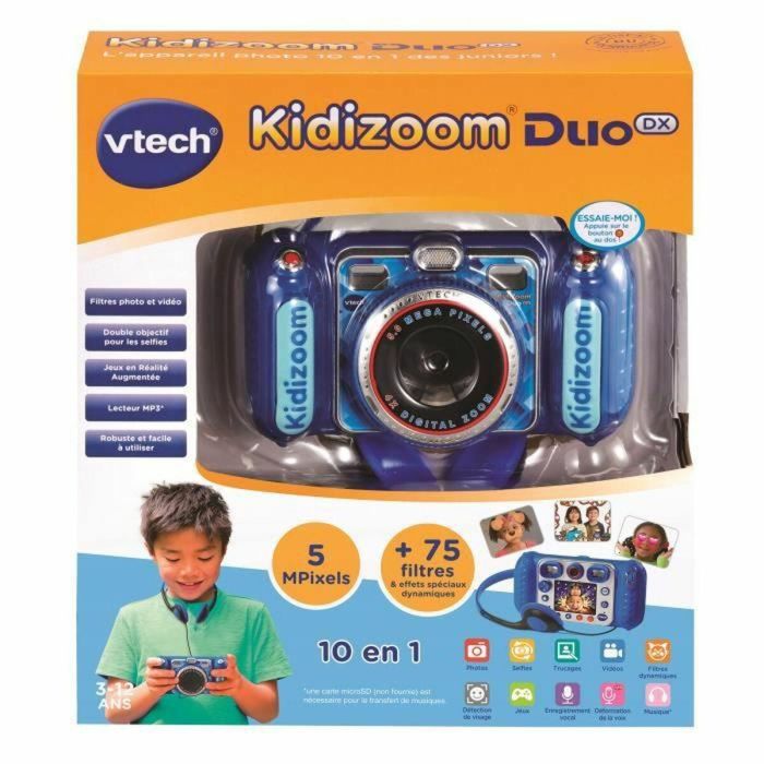 Cámara Digital Infantil Vtech Duo DX bleu 1