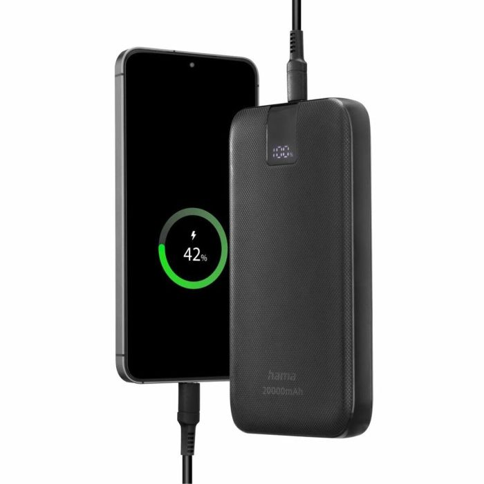 Batería para Portátil Hama 00201719 Antracita 20000 mAh 14 Batería para Portátil Hama 00201719 Antracita 20000 mAh 14