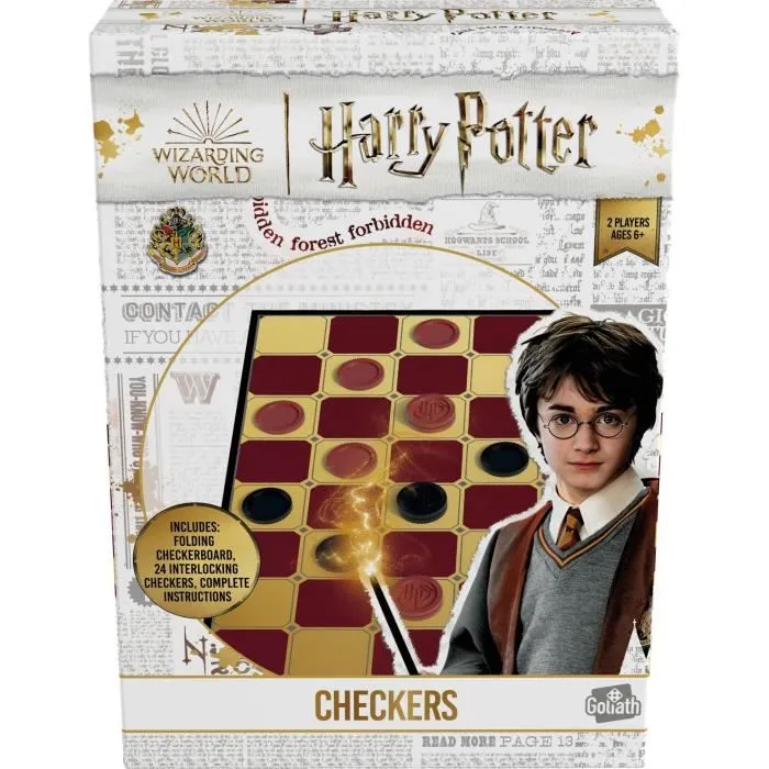 Goliath Harry Potter Checkers Juego de Mesa GOL8720077262966 3