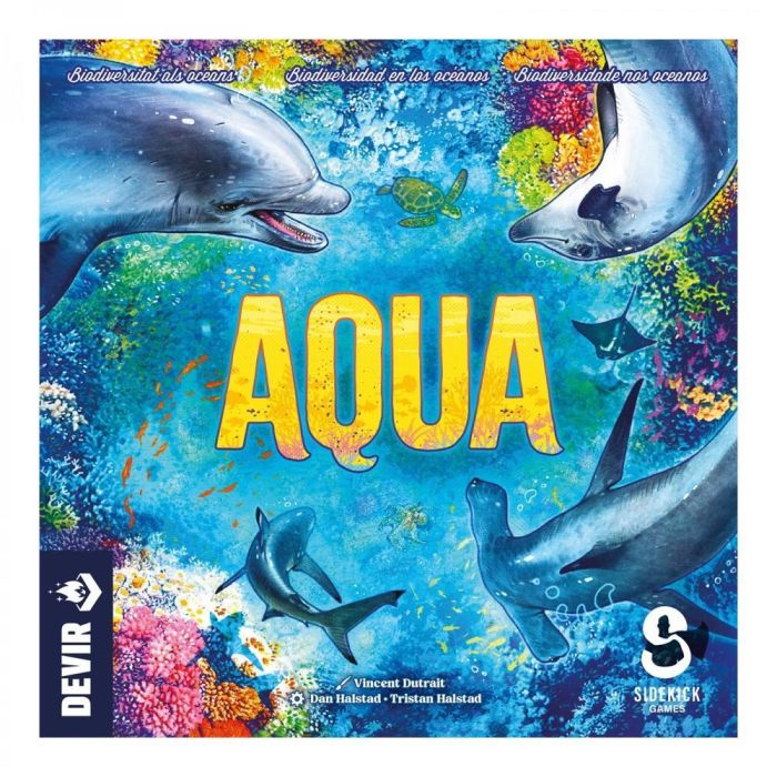 Devir Juego de Mesa Aqua para 1-4 Jugadores, 40 min, a partir de 8 años, estrategia de construcción de arrecifes marinos 4