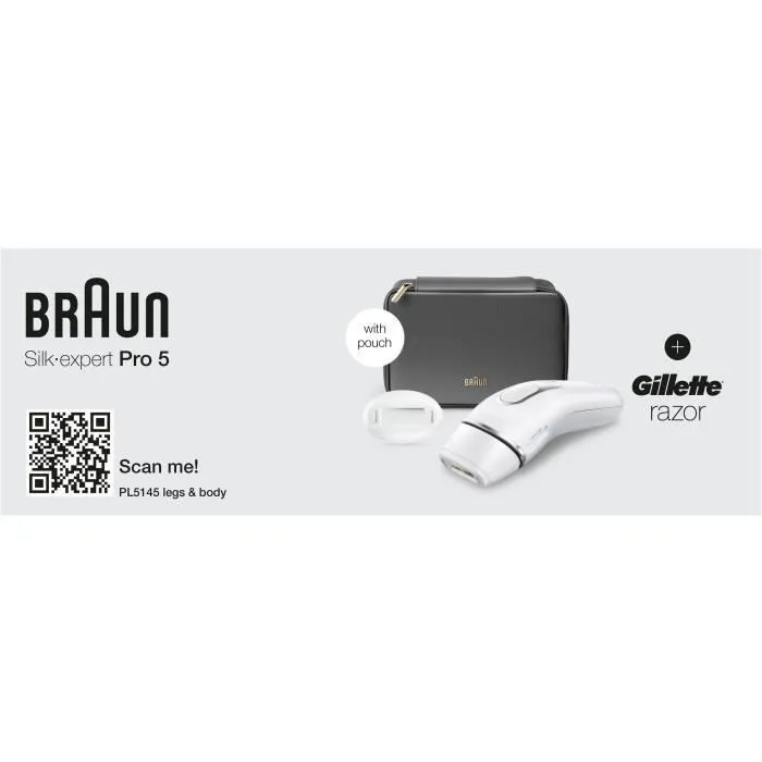Braun Depiladora de Luz Pulsada IPL PL5145 Blanco, Verde y Negro 3