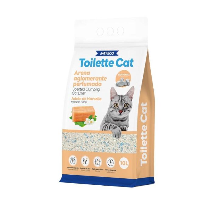 Toilette Cat Arena Aglomerante Bentonita Jabon De 1