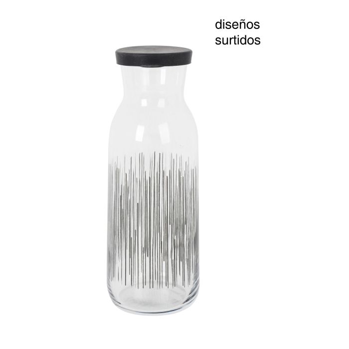 LAV Botella Decantadora Ischia 1.2 L con Grifo, Modelo Fon886.2102Pk., Dimensiones: 7 x 9 x 26 cm (6 Unidades)