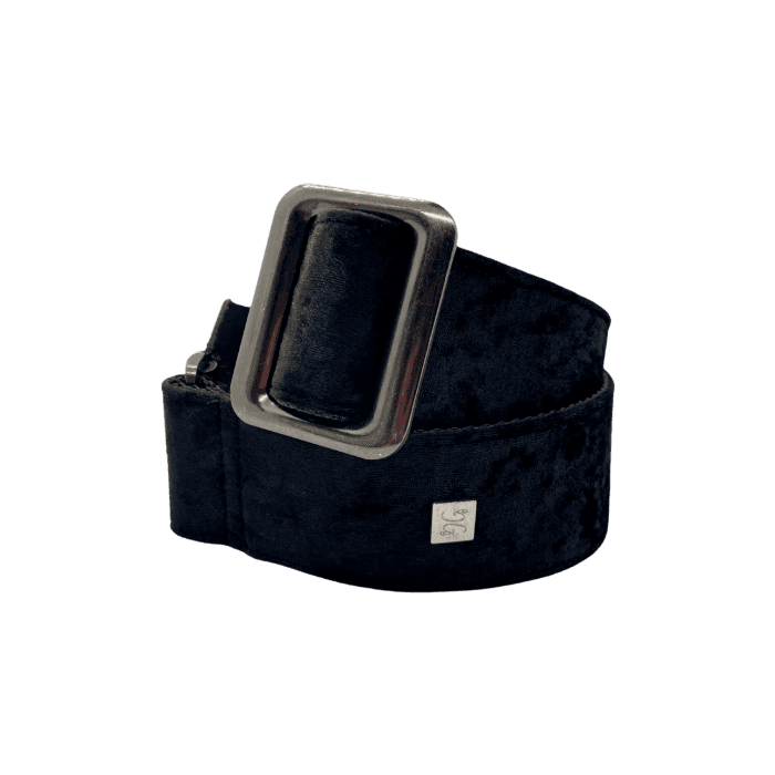 Correa Guit/Bajo - Crushed Velvet Black 1 Correa Guit/Bajo - Crushed Velvet Black 1