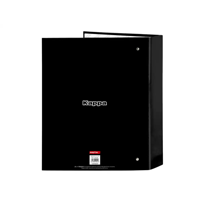 Carpeta de anillas Kappa Dark Negro A4 27 x 33 x 6 cm 1 Carpeta de anillas Kappa Dark Negro A4 27 x 33 x 6 cm 1