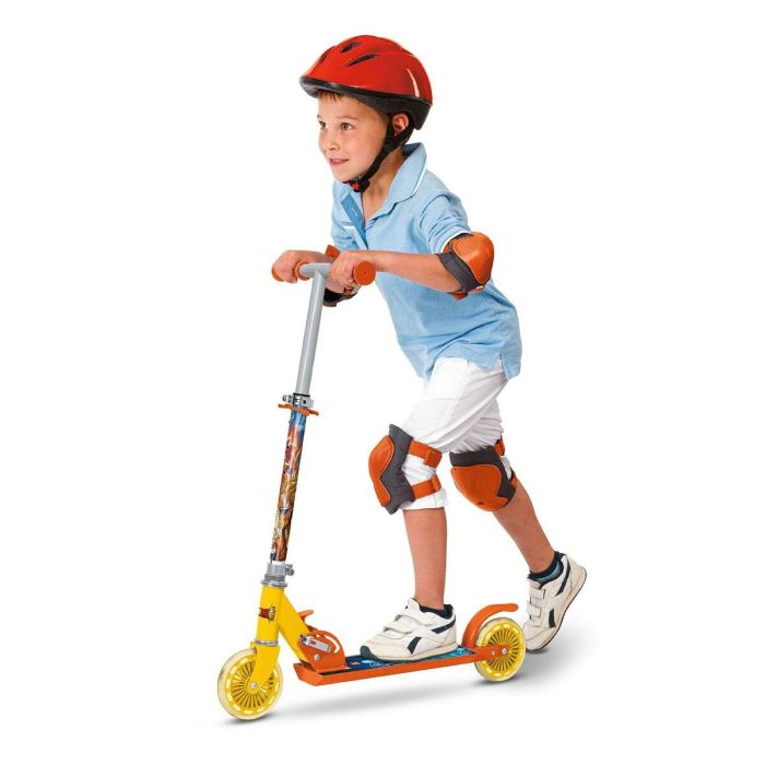 Mondo MON8001011287055 Scooter Plegable con Almohadilla y 2 Ruedas - Diseño Dragon Ball 1