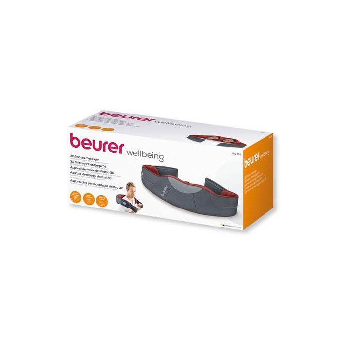 Beurer MG-151 Masajeador Múltiple Shiatsu 3D con Función Calor para Cuello, Espalda, Hombros y Muslos 1 Beurer MG-151 Masajeador Múltiple Shiatsu 3D con Función Calor para Cuello, Espalda, Hombros y Muslos 1