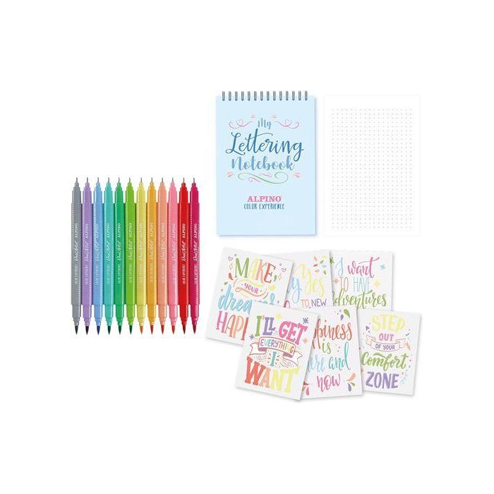 Kit Pastel Lettering Color Experience Ar001093 Alpino 2