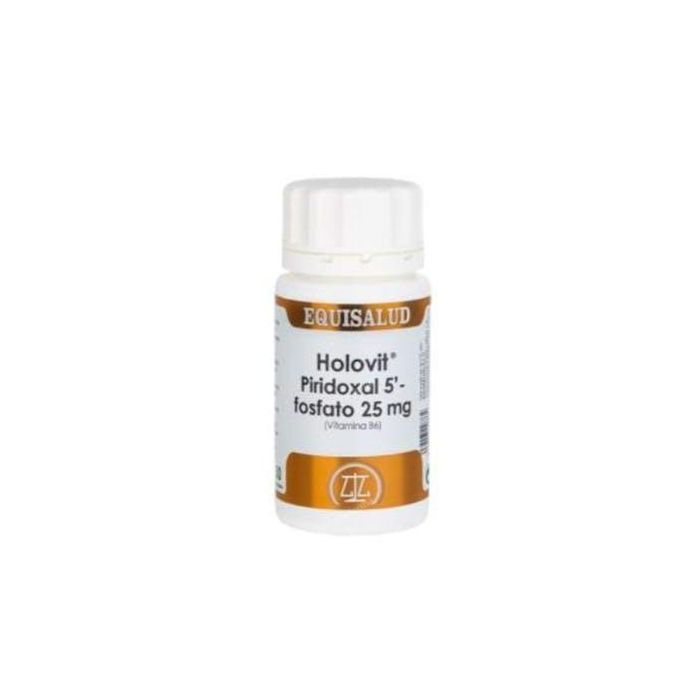 Holovit Piridoxal-5-Fosfato 25 mg Vitamina B6 50 Cápsulas Apto para Vegetarianos y Veganos