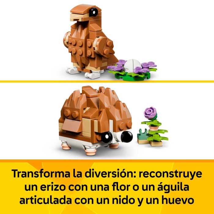 Lego Juego de construcción Lindo Hámster con Flor Lego Creator para 7 años+ 6