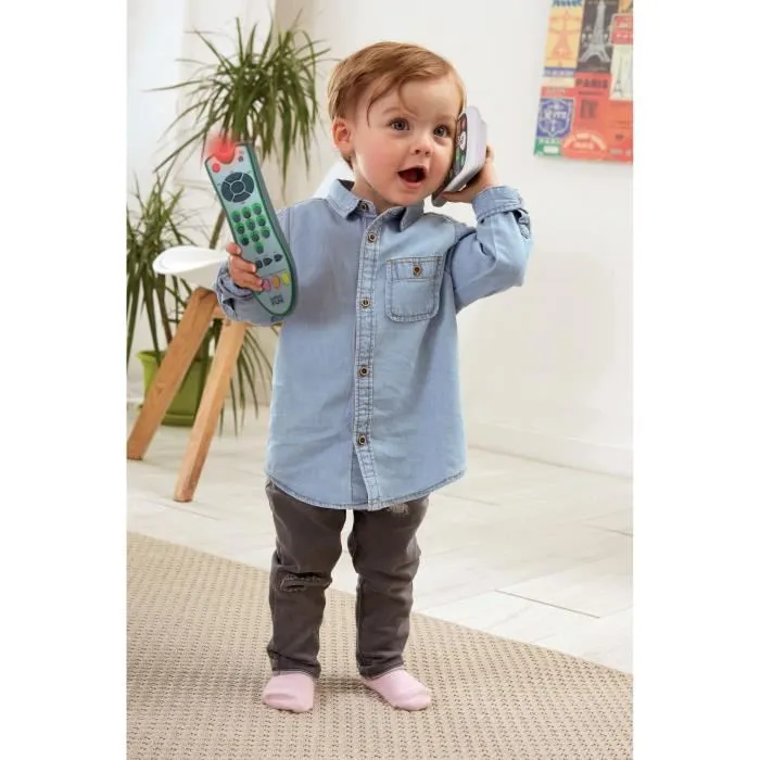 KD Teléfono y Mando a Distancia KD8436538676370 Mon Duo High-Tech Aprendiendo animales, números y colores KD Teléfono y Mando a Distancia KD8436538676370 Mon Duo High-Tech Aprendiendo animales, números y colores