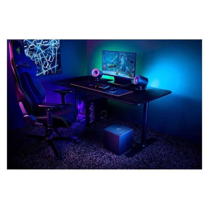 Razer RZ05-04750100-R3G1 Nommo V2 Altavoces PC Rango Completo 2.1 Canales Negro Inalámbrico y Alámbrico Bluetooth 5.3 USB C 3