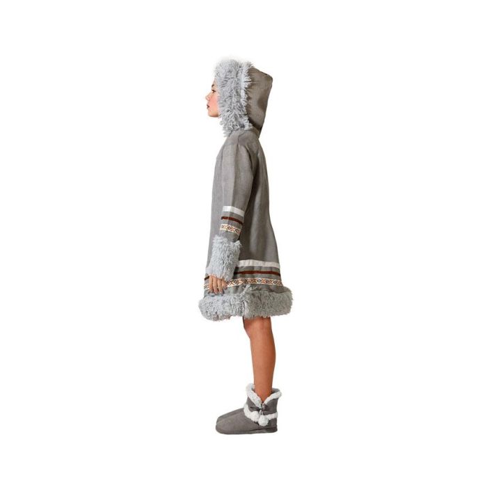 Disfraz Esquimal Gris Niña Infantil 7-9 Años 1 Disfraz Esquimal Gris Niña Infantil 7-9 Años 1