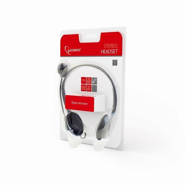 Gembird MHS-123 Auriculares Diadema Alámbrico para Llamadas y Música Negro 1 Gembird MHS-123 Auriculares Diadema Alámbrico para Llamadas y Música Negro 1