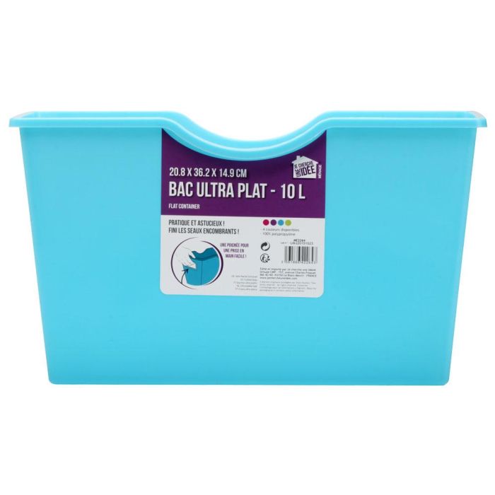 Je cherche une Idee Cubo Ordenar 10 L para Armarios de Limpieza 36x14,5x20,5 cm Colores Surtidos 1