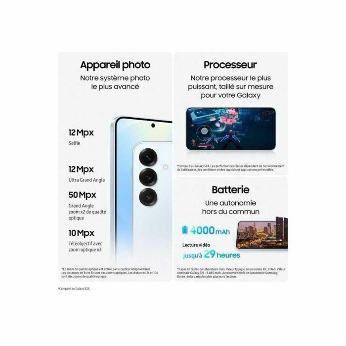 Smartphone Samsung S25 MINT 6,2" Qualcomm Snapdragon 8 Elite 12 GB RAM 128 GB 19