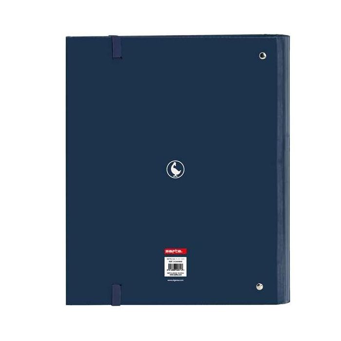 Safta Carpeta De Anillas 4x35 mm A4 Recambio 100H 5x5 mm C-Separadores T-Duras El Ganso "Classic" Azul 1 Safta Carpeta De Anillas 4x35 mm A4 Recambio 100H 5x5 mm C-Separadores T-Duras El Ganso "Classic" Azul 1