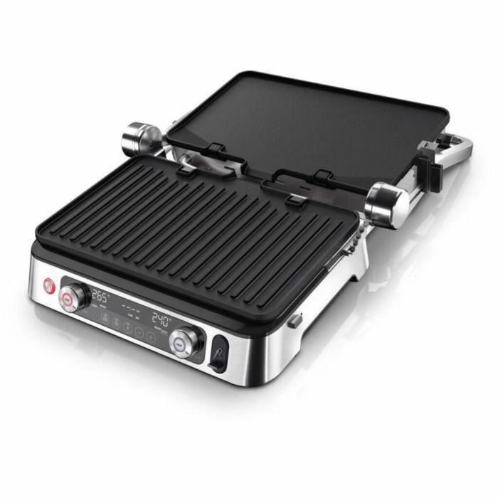 Parrilla multifunción - BRAUN - Multi Grill 9 Pro - 2200 W - 3 posiciones de calentamiento - Negro / Acero 2 Parrilla multifunción - BRAUN - Multi Grill 9 Pro - 2200 W - 3 posiciones de calentamiento - Negro / Acero 2