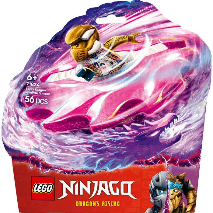 LEGO 71824 Spinner Spinjitzu Dragón de Sora Ninjago | Set Juguete con 2 Minifiguras Sora y Guerrero Dragónido +6 años 11 LEGO 71824 Spinner Spinjitzu Dragón de Sora Ninjago | Set Juguete con 2 Minifiguras Sora y Guerrero Dragónido +6 años 11