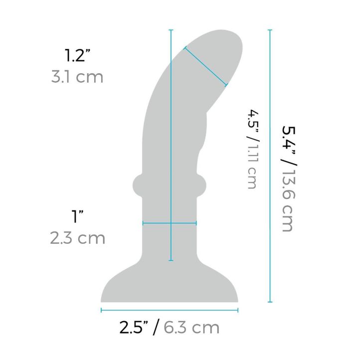 Vibrador anal B-Vibe Azul 12 Vibrador anal B-Vibe Azul 12