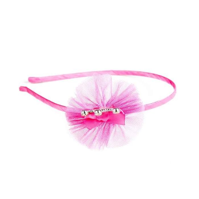 Diadema con tul y corona - modelos surtidos 3 Diadema con tul y corona - modelos surtidos 3