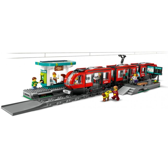 LEGO 60423 City Tranvía y Estación del Centro de la Ciudad, set de juego de construcción para niños a partir de 7 años 3 LEGO 60423 City Tranvía y Estación del Centro de la Ciudad, set de juego de construcción para niños a partir de 7 años 3