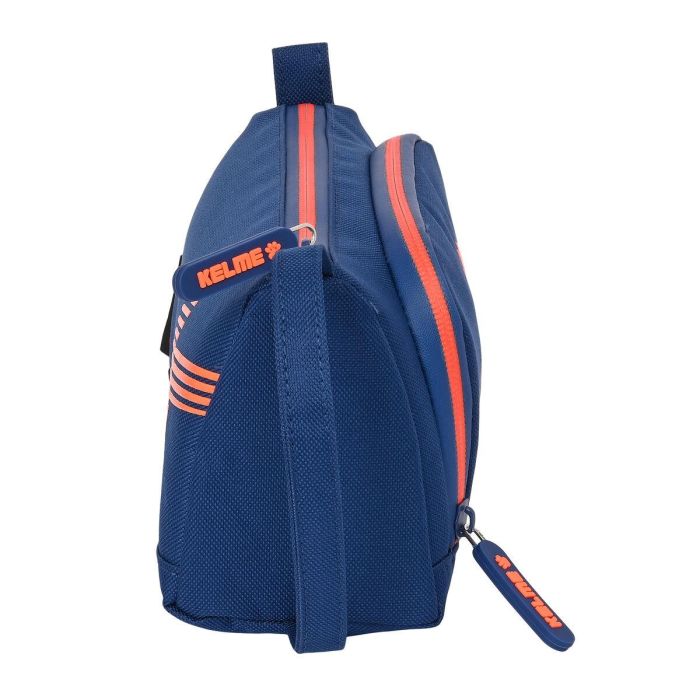 Estuche Escolar con Accesorios Kelme Navy blue Naranja Azul marino 20 x 11 x 8.5 cm (32 Piezas) 3