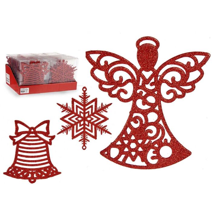 Set 3 Colgantes Arbol Pvc Purp Rojo 15Cm Surtidos Krist+ (24 Unidades) Set 3 Colgantes Arbol Pvc Purp Rojo 15Cm Surtidos Krist+ (24 Unidades)