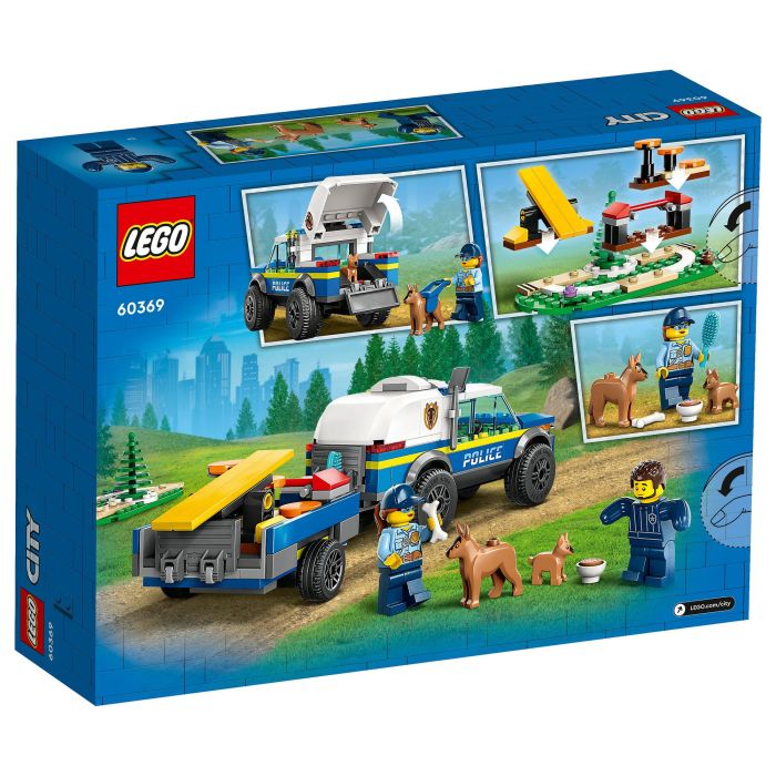 LEGO City Entrenamiento Móvil para Perros Policía, Juego Construcción 197 Piezas, Edad 5+