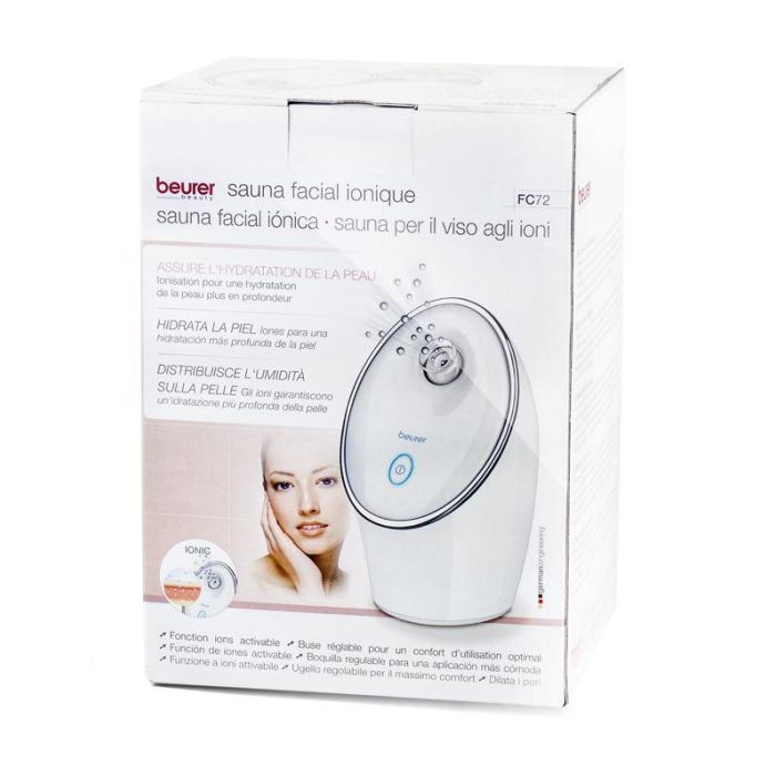 Beurer FC-72 Sauna Facial Iónica Pureo para una Hidratación Profunda con Iones Negativos y Vapor Ajustable 2 Beurer FC-72 Sauna Facial Iónica Pureo para una Hidratación Profunda con Iones Negativos y Vapor Ajustable 2