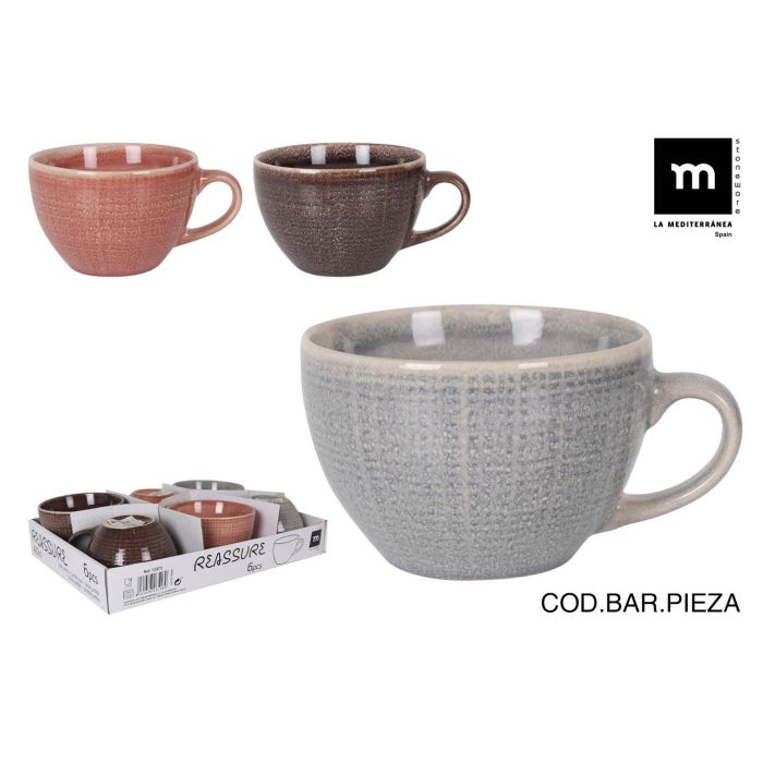 Inde Taza Jumbo Reassure 425 ml - 14 x 11.5 x 7.8 cm (24 Unidades) 0 Inde Taza Jumbo Reassure 425 ml - 14 x 11.5 x 7.8 cm (24 Unidades) 0