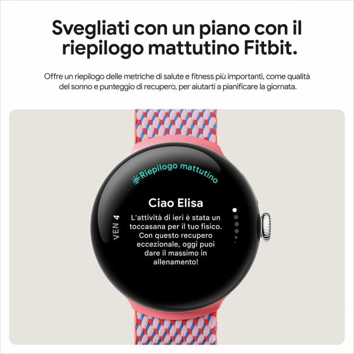 Smartwatch Google GA05785-DE Negro 1,4" 45 mm 6