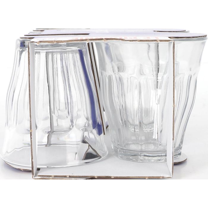 Set 4 Vasos Transparentes Duralex Picardie 130 cc (12 Cajas) 2 Set 4 Vasos Transparentes Duralex Picardie 130 cc (12 Cajas) 2