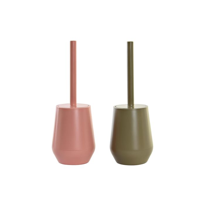 Escobillero Basicos DKD Home Decor Melocoton Verde 12 x 34.5 x 12 cm (2 Unidades) Escobillero Basicos DKD Home Decor Melocoton Verde 12 x 34.5 x 12 cm (2 Unidades)