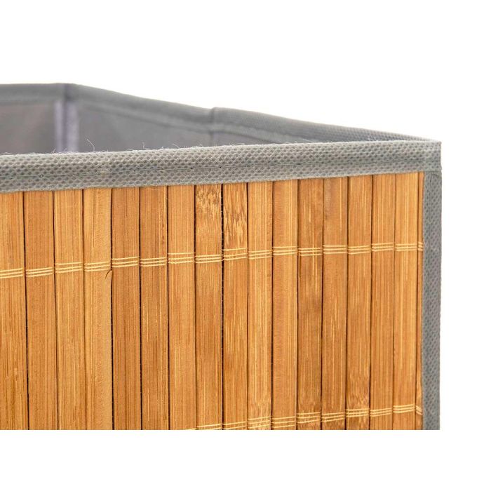 Caja Organizadora Plegable de Bambú Gris Kipit 32x33x2cm (24 Unidades) 3 Caja Organizadora Plegable de Bambú Gris Kipit 32x33x2cm (24 Unidades) 3