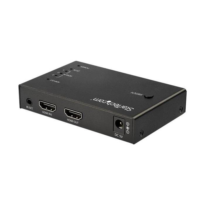 Switch HDMI Startech VS421HDDP Negro 2