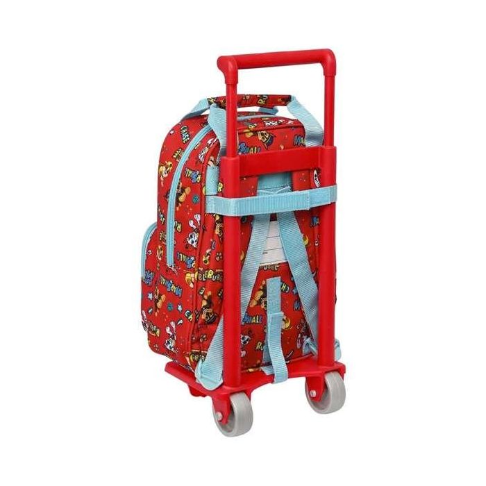 Mochila Escolar con Ruedas The Paw Patrol Funday Rojo Azul claro (20 x 28 x 8 cm) Mochila Escolar con Ruedas The Paw Patrol Funday Rojo Azul claro (20 x 28 x 8 cm)