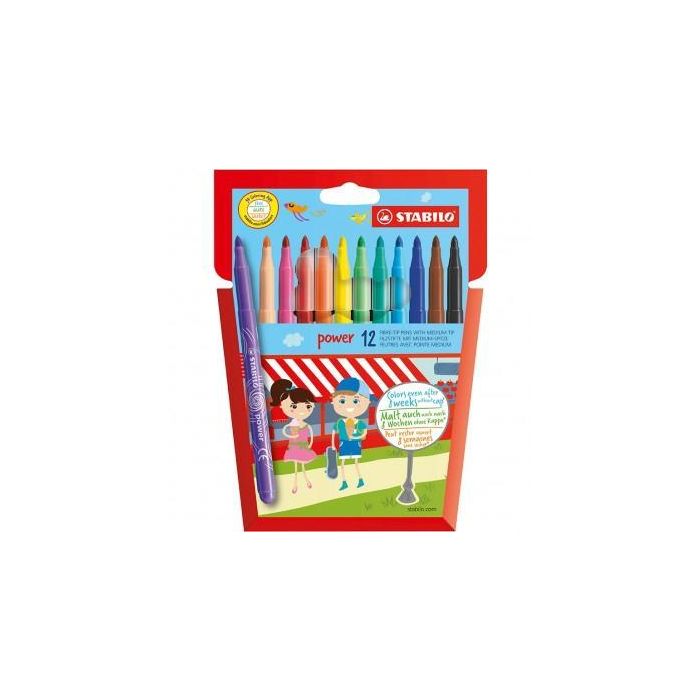 Stabilo Rotuladores Power Colores Surtidos Estuche 12 Ud Stabilo Rotuladores Power Colores Surtidos Estuche 12 Ud