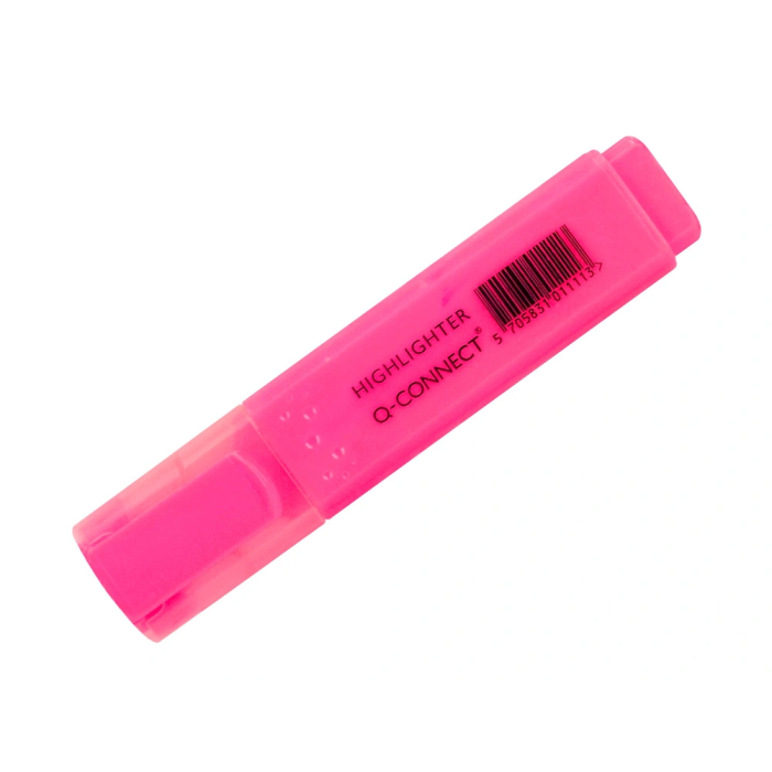 Q-connect Rotulador Fluorescente Rosa Punta Biselada Trazo 1-5 mm 5 Q-connect Rotulador Fluorescente Rosa Punta Biselada Trazo 1-5 mm 5
