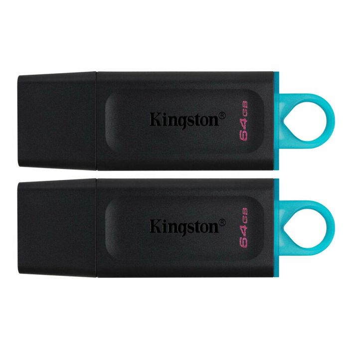 Memoria USB Kingston DataTraveler Exodia Verde 64 GB 2 pcs 0 Memoria USB Kingston DataTraveler Exodia Verde 64 GB 2 pcs 0