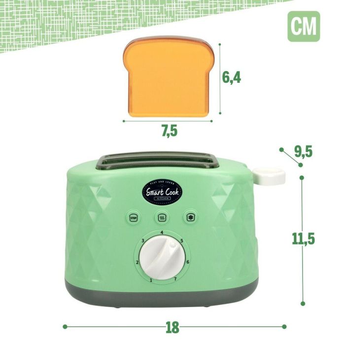 Tostadora de juguete Colorbaby Sonido 18 x 11,5 x 9,5 cm (6 Unidades) 1 Tostadora de juguete Colorbaby Sonido 18 x 11,5 x 9,5 cm (6 Unidades) 1